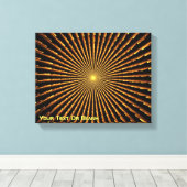 Fractal Pulsar Canvas Afdruk (Insitu (Houten vloer))