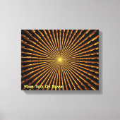 Fractal Pulsar Canvas Afdruk (Voorkant)