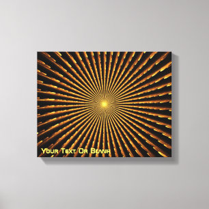 Fractal Pulsar Canvas Afdruk