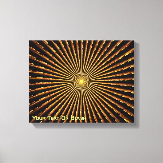 Fractal Pulsar Canvas Afdruk (Voorkant)