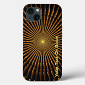 Fractal Pulsar Case-Mate iPhone Case (Achterkant)
