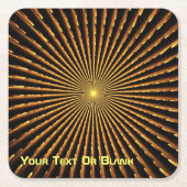 Fractal Pulsar Kartonnen Onderzetters (Voorkant)