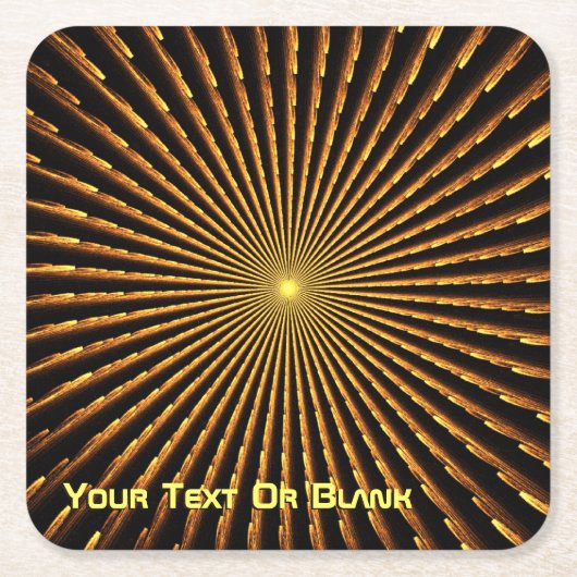 Fractal Pulsar Kartonnen Onderzetters (Voorkant)