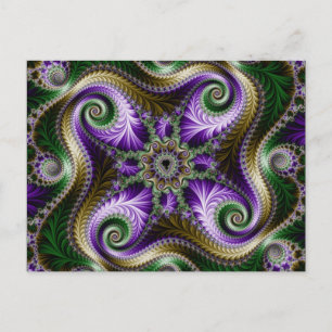 Fractal "Quadra" Briefkaart