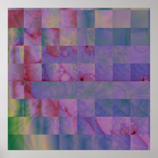 Fractal Quilt 3 Canvas Print (Voorkant)