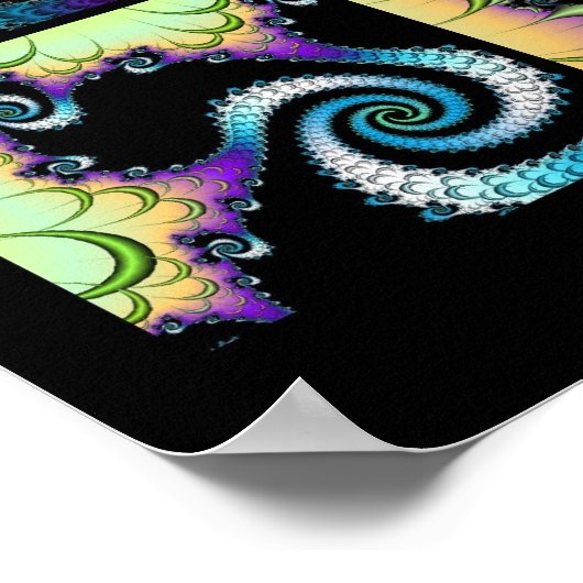 Fractal Quilt #5 Poster (Hoek)