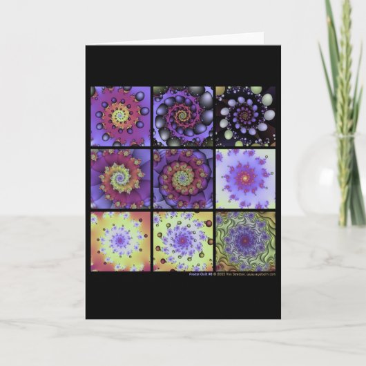 Fractal Quilt #8 Kaart (Voorkant)
