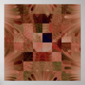 Fractal Quilt Canvas afdrukken Poster (Voorkant)