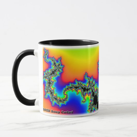 Fractal R~04 Aangepaste Mok (Links)