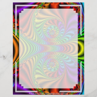 Fractal R~08 Custom Letterhead 03 - 8,5 inch x 11