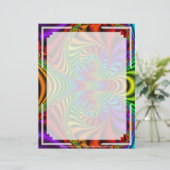 Fractal R~08 Custom Letterhead 03 - 8,5 inch x 11  (Staand voorkant)