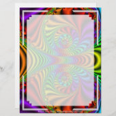 Fractal R~08 Custom Letterhead 03 - 8,5 inch x 11  (Voorkant / Achterkant)