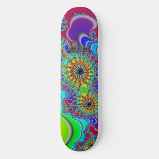 Fractal R~14 Triptych #1 Sick Stick Pro Skateboard (Voorkant)