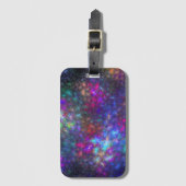 Fractal Rainbow Bagagelabel (Voorkant (verticaal))