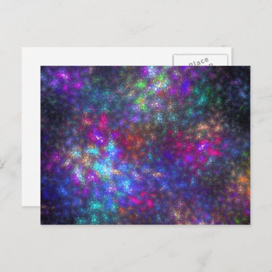 Fractal Rainbow Briefkaart (Voorkant / Achterkant)