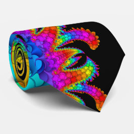 Fractal Rainbow Burst Stropdas