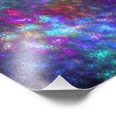 Fractal Rainbow Foto Afdruk (Hoek)