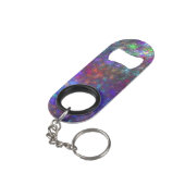 Fractal Rainbow Mini Flessenopener (Achterkant Gekanteld)