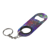 Fractal Rainbow Mini Flessenopener (Voorkant Gekanteld)