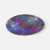 Fractal Rainbow Papieren Bordje (Gekanteld)
