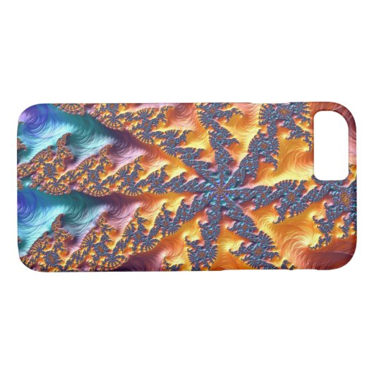Fractal Rainbow Spires Case-Mate iPhone Case (Achterkant (Horizontaal))