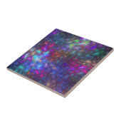 Fractal Rainbow Tegeltje (Zijkant)