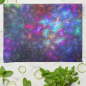 Fractal Rainbow Theedoek (Gevouwen)