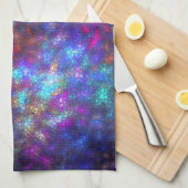 Fractal Rainbow Theedoek (Quarter Fold)