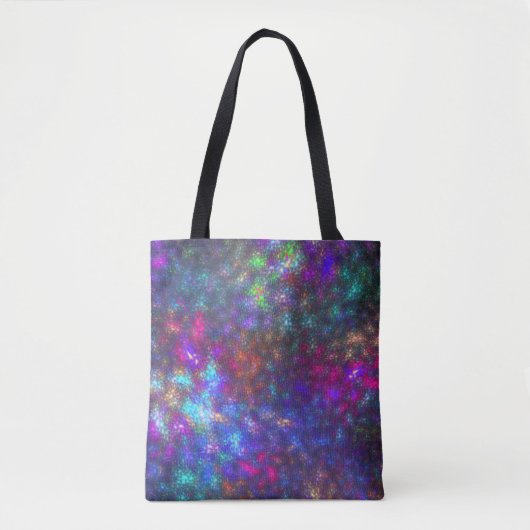 Fractal Rainbow Tote Bag (Voorkant)