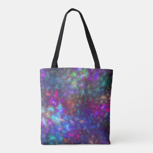 Fractal Rainbow Tote Bag (Achterkant)