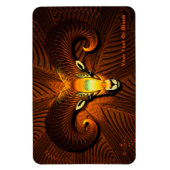 Fractal Ram's hoofd Magneet (Verticaal)