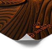 Fractal Ram's hoofd Poster (Hoek)