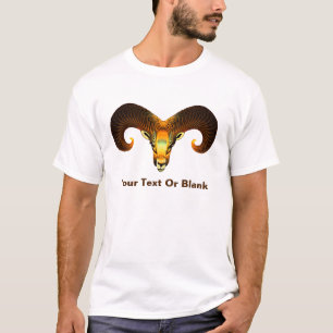 Fractal Ram's hoofd T-shirt