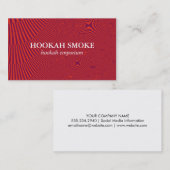 Fractal Red Artistic Visitekaartje (Voorkant / Achterkant)