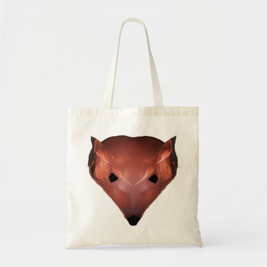 Fractal Red Fox Tote Bag (Voorkant)