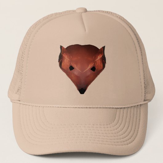 Fractal Red Fox Trucker Pet (Voorkant)