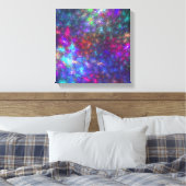 Fractal Regenboog Canvas Afdruk (Insitu (Slaapkamer))