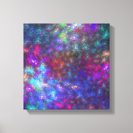 Fractal Regenboog Canvas Afdruk (Voorkant)