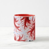 Fractal rode bloedvaten mok (Midden)