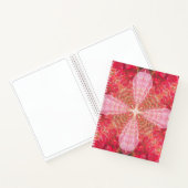 Fractal Roos - Laptop Notitieboek (Binnen)