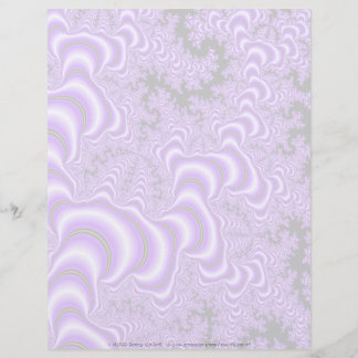 Fractal S~01 Custom Letterhead 02 - 8,5 inch x 11