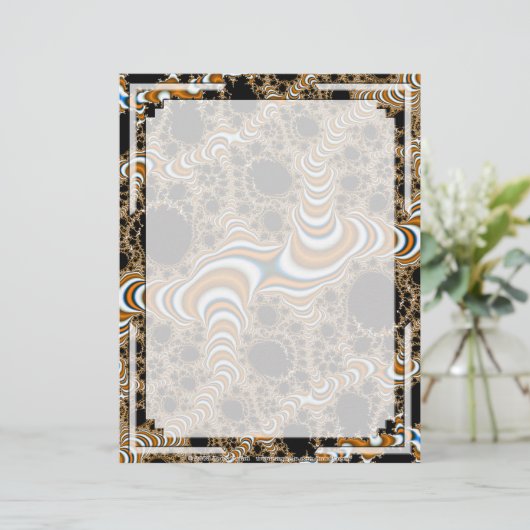 Fractal S~16 Custom Letterhead 03 - 8,5 inch x 11  (Staand voorkant)