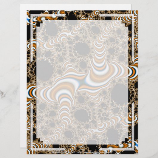 Fractal S~16 Custom Letterhead 03 - 8,5 inch x 11  (Voorkant / Achterkant)