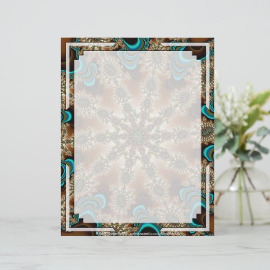 Fractal S~17 Custom Letterhead 03 - 8,5 inch x 11  (Staand voorkant)