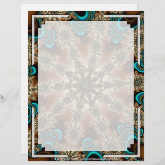 Fractal S~17 Custom Letterhead 03 - 8,5 inch x 11  (Voorkant / Achterkant)