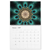 Fractal Scopesia 12 maanden Mandala Kalender (Feb 2027)