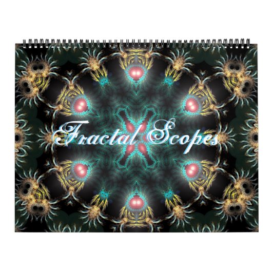 Fractal Scopesia 12 maanden Mandala Kalender (Hoes)