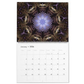 Fractal Scopesia 12 maanden Mandala Kalender (Jan 2026)