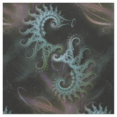 Fractal Seapaarden Art Stof (Close Up)