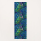 Fractal Seed of Life Flower Sacred Geometry Yoga  Yogamat (Voorkant)